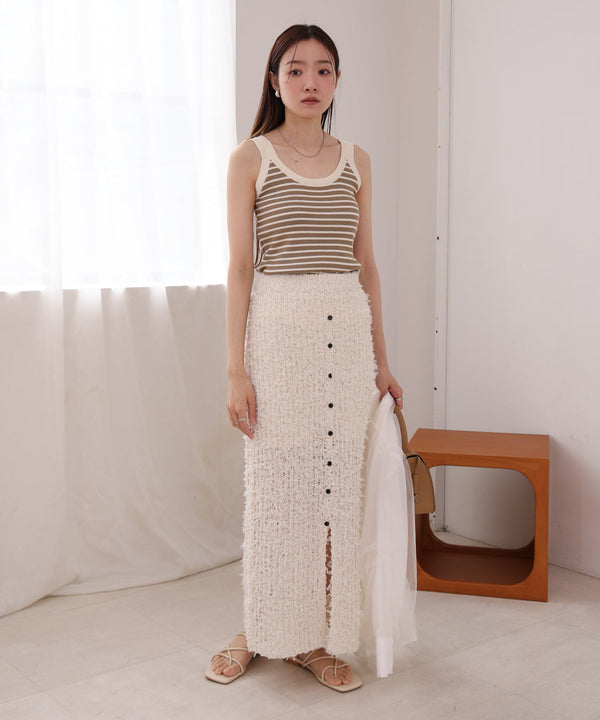 ボーダーニットタンク