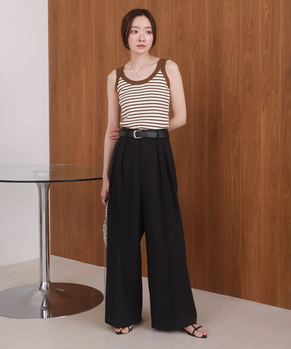 ボーダーニットタンク