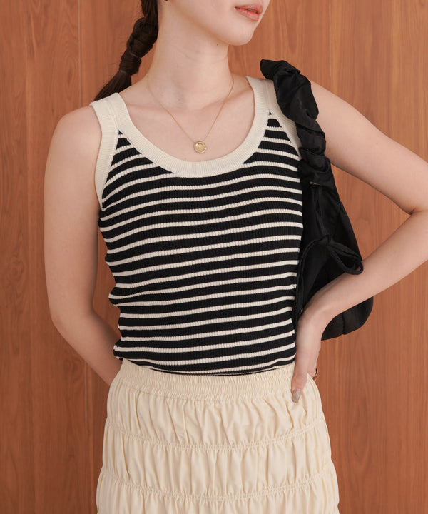 ボーダーニットタンク