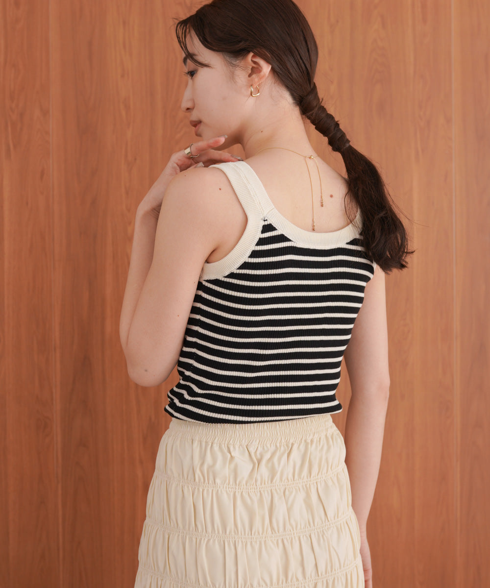 ボーダーニットタンク