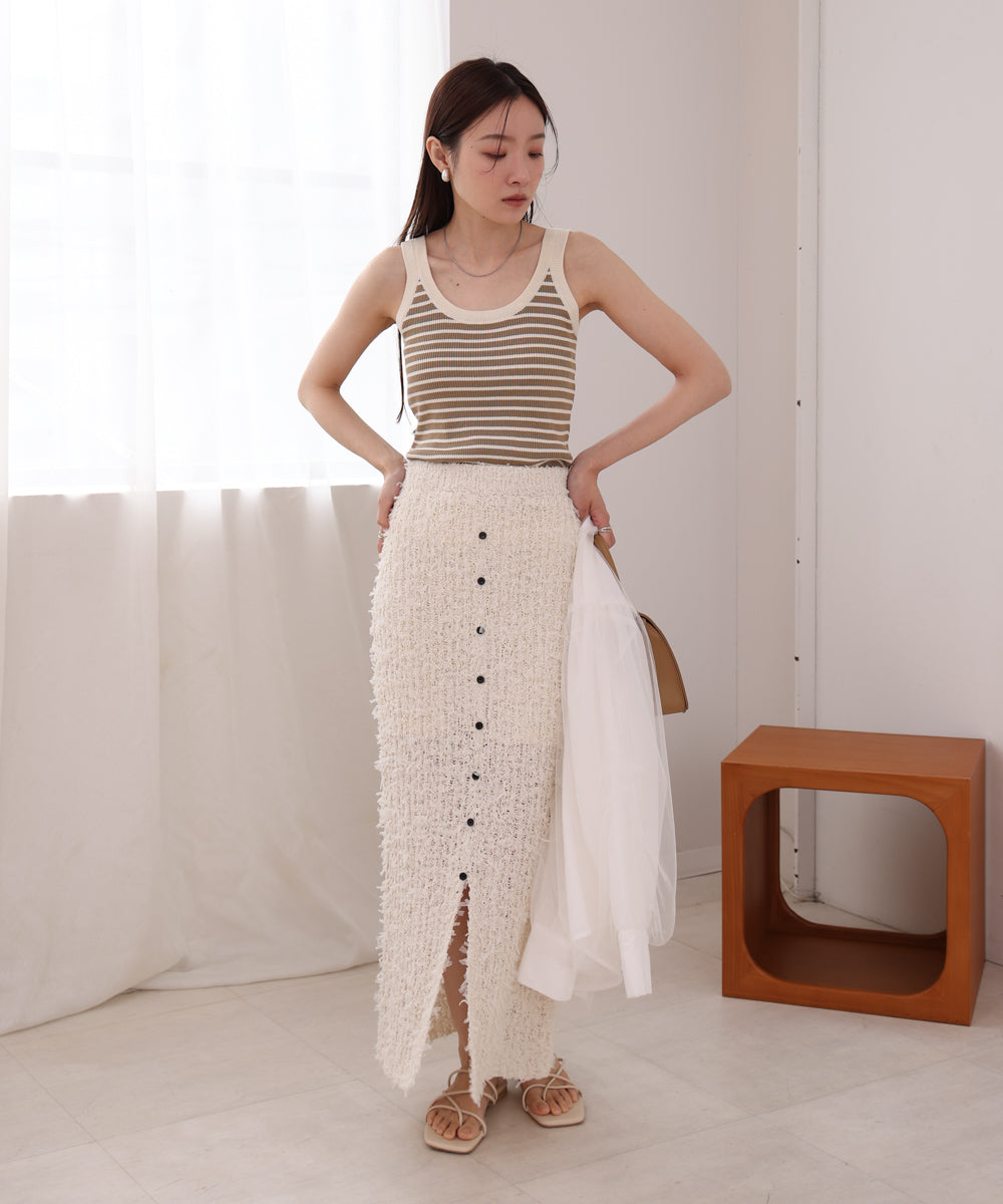 ボーダーニットタンク