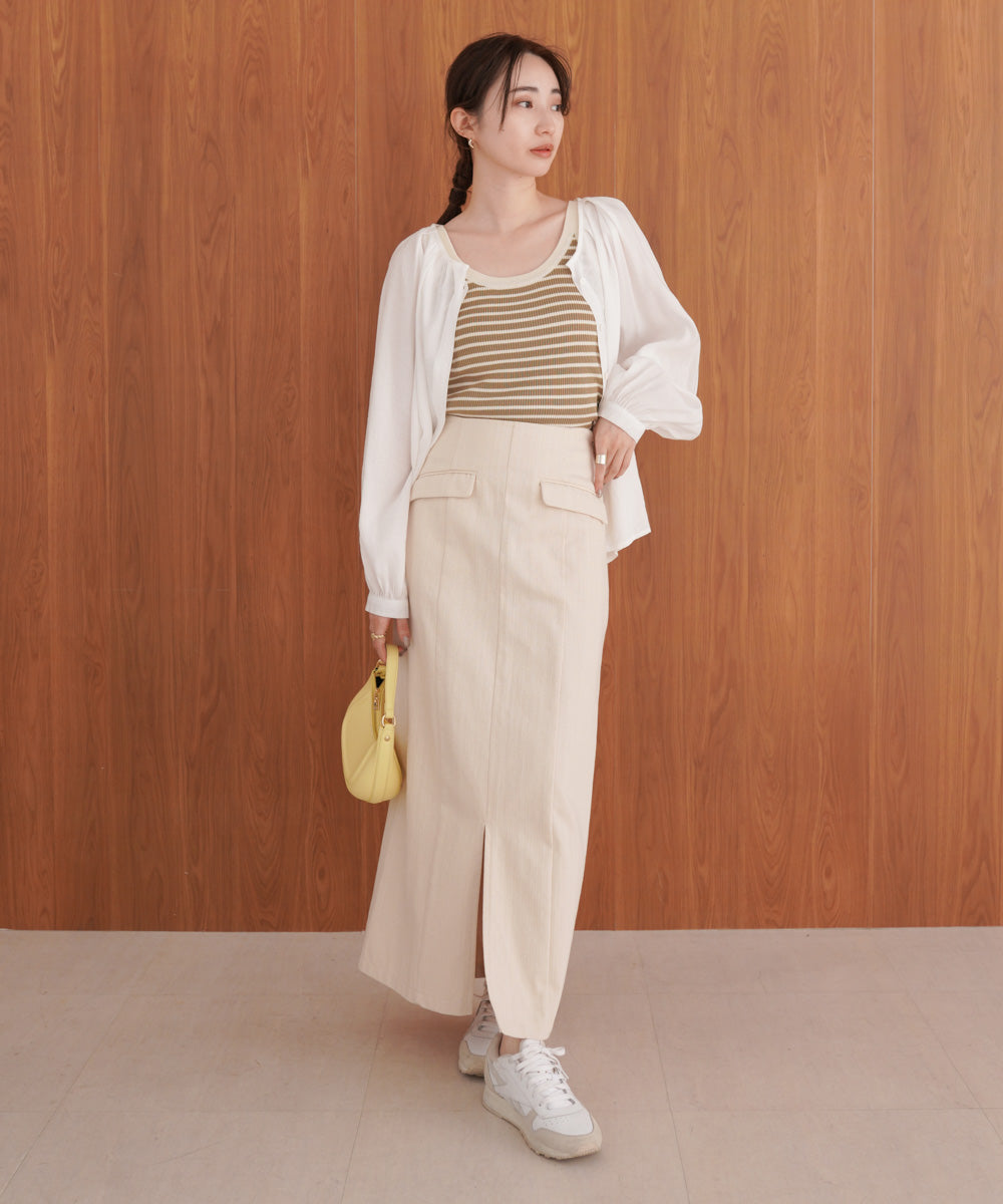 ボーダーニットタンク