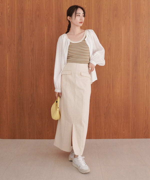 ボーダーニットタンク