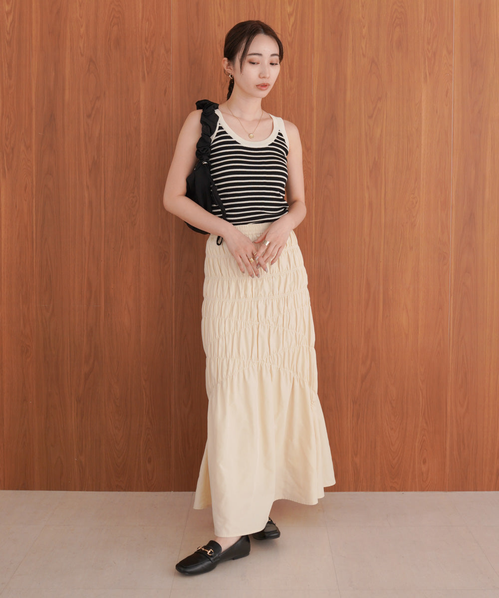 ボーダーニットタンク