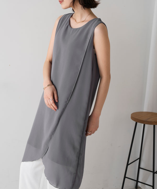 シンプルストレートチュニック