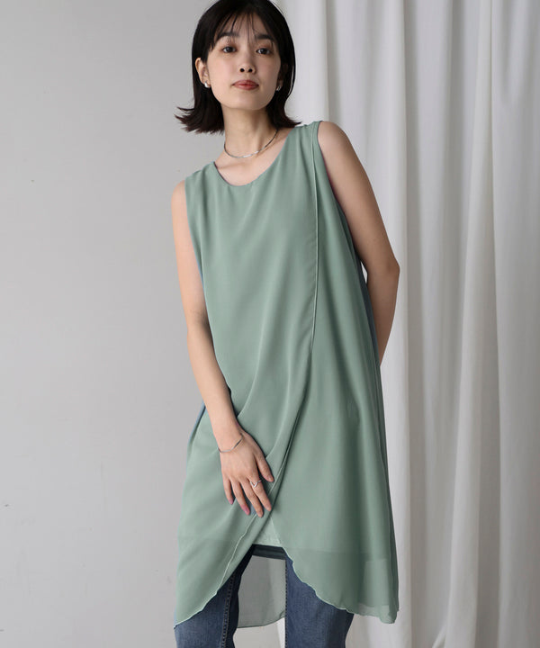 シンプルストレートチュニック