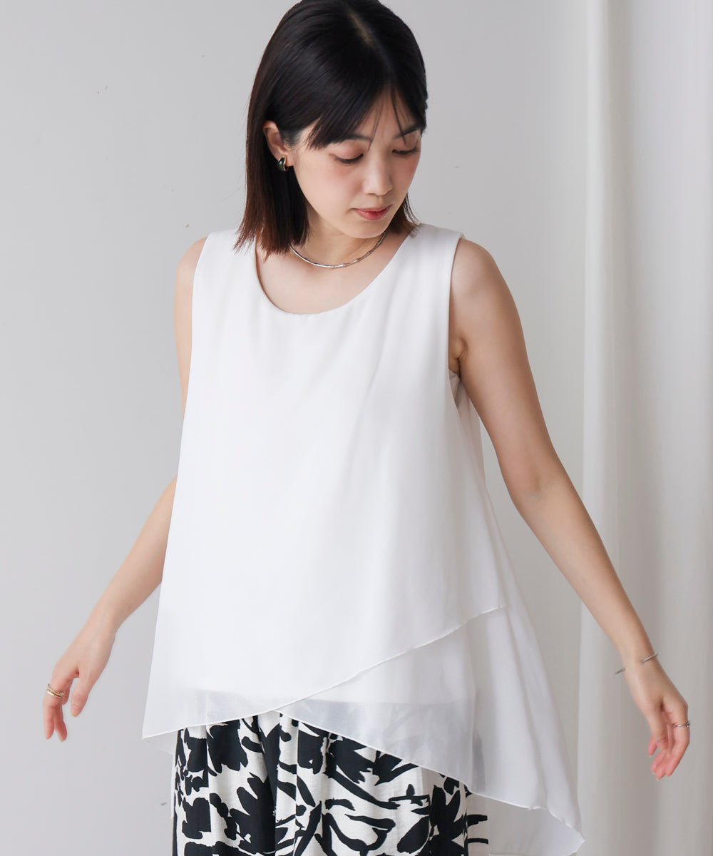 レイヤードシフォンタンク