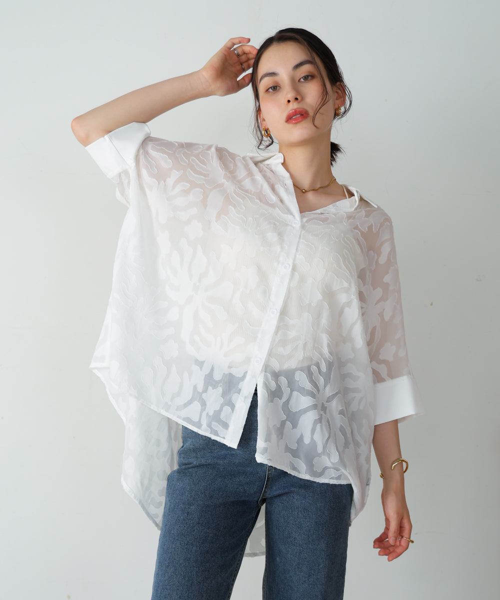 シアージャガードブラウス［8/8発送予定］