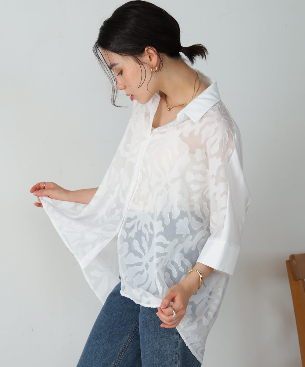 シアージャガードブラウス［8/8発送予定］