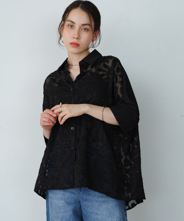 シアージャガードブラウス［8/8発送予定］