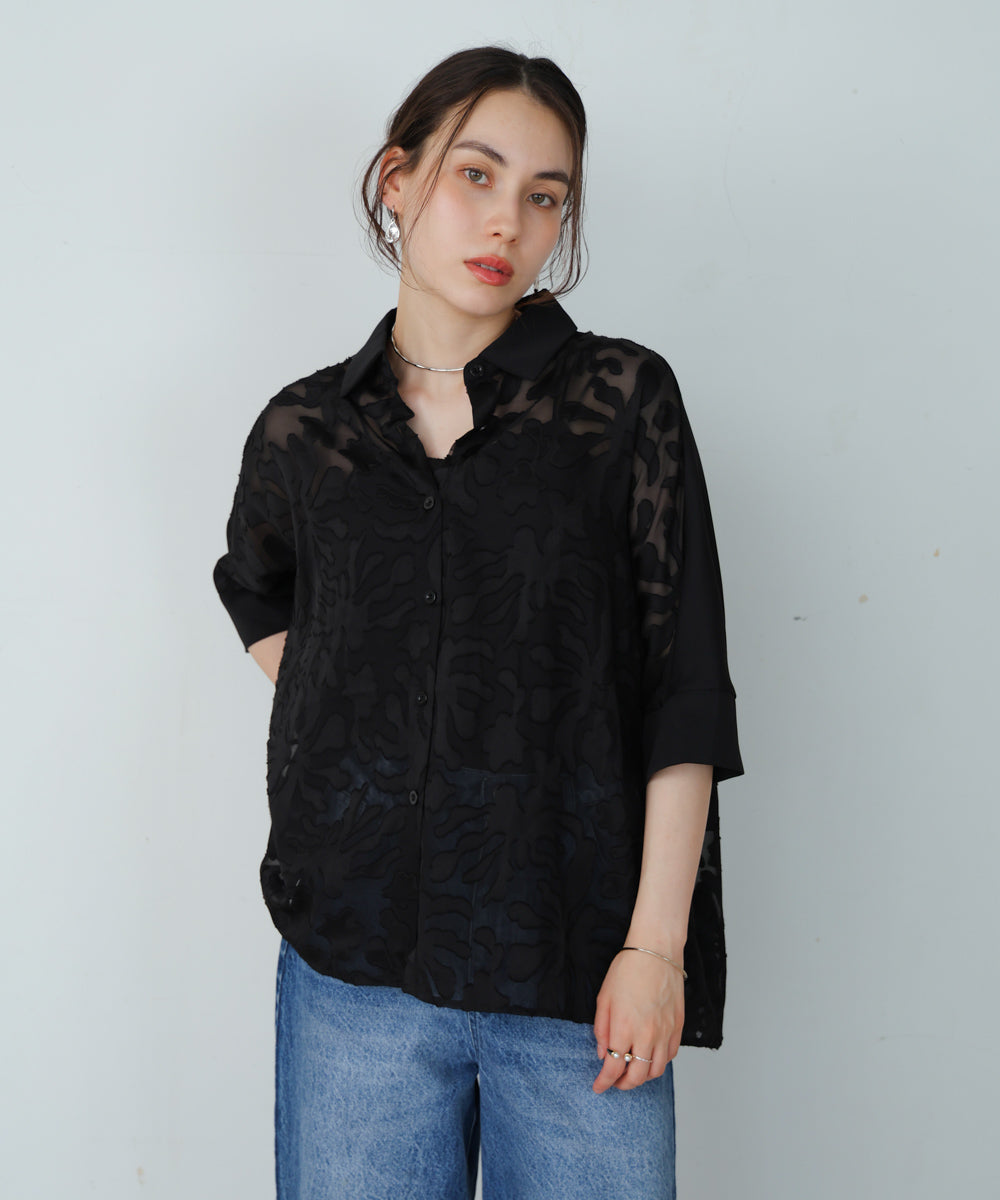 シアージャガードブラウス［8/8発送予定］