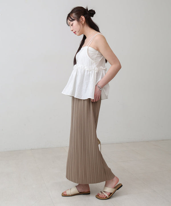 フリルキャミトップス