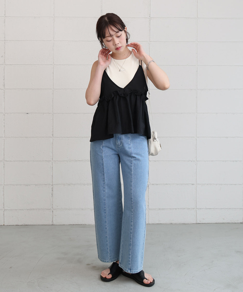 フリルキャミトップス