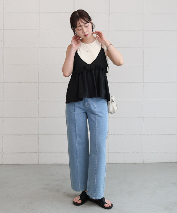 フリルキャミトップス