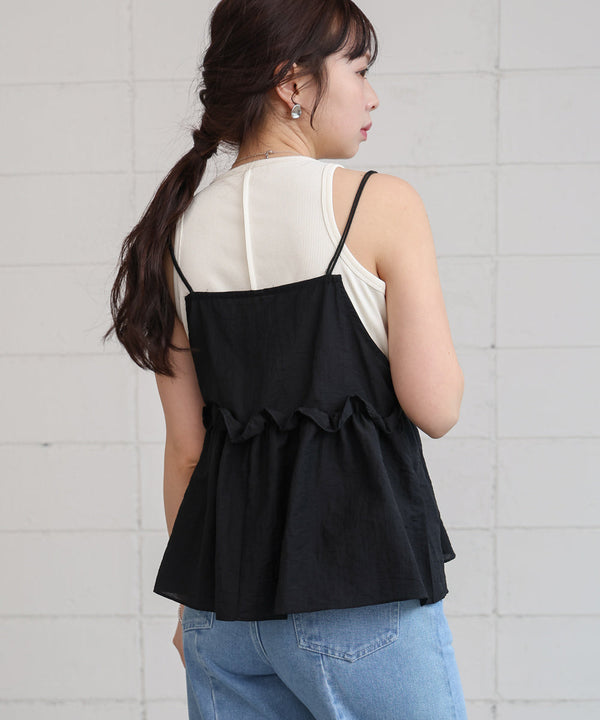 フリルキャミトップス