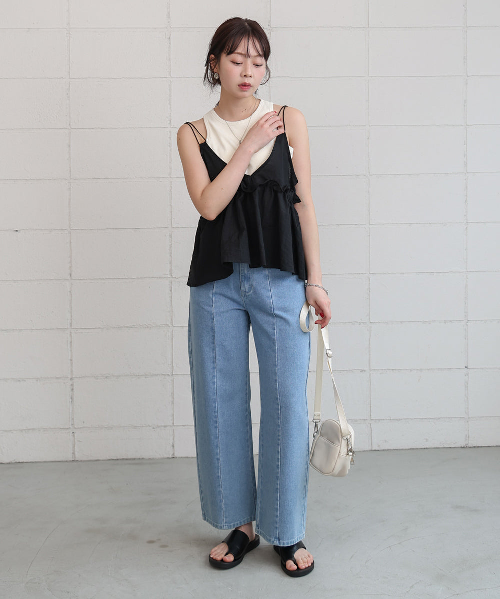 フリルキャミトップス