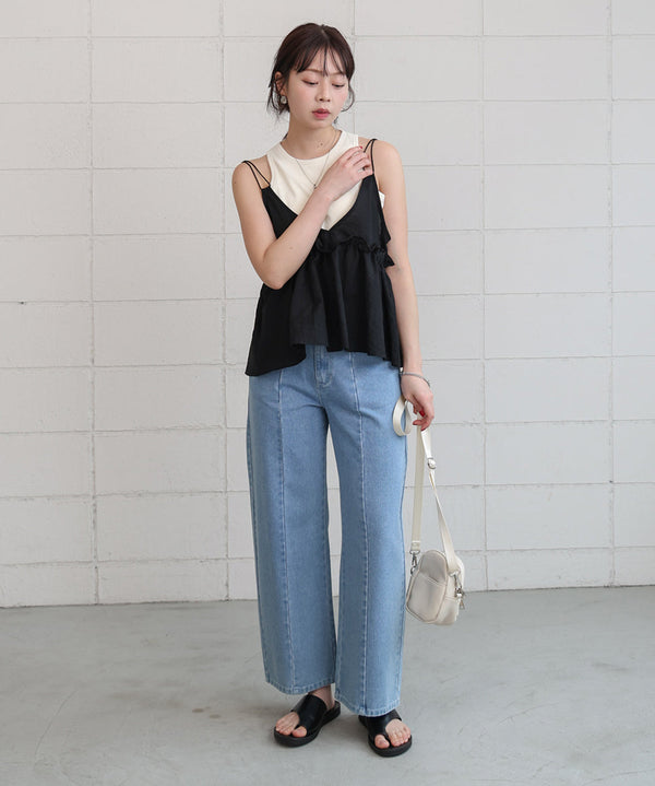 フリルキャミトップス