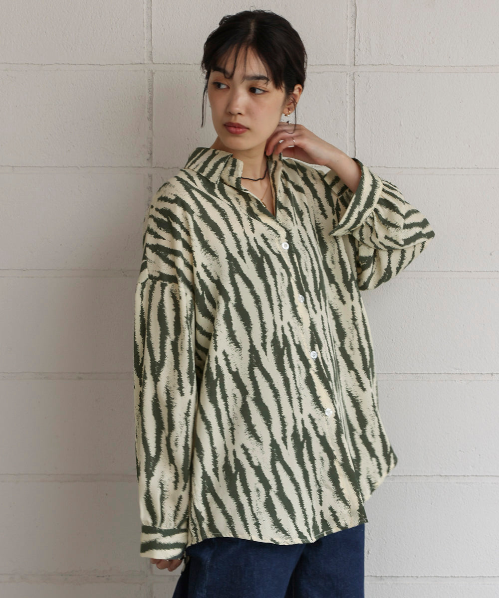 AMAL  柄シャツ REASON 半袖シャツ 大きいサイズ リーズン 柄シャツ アロハシャツ 開襟
