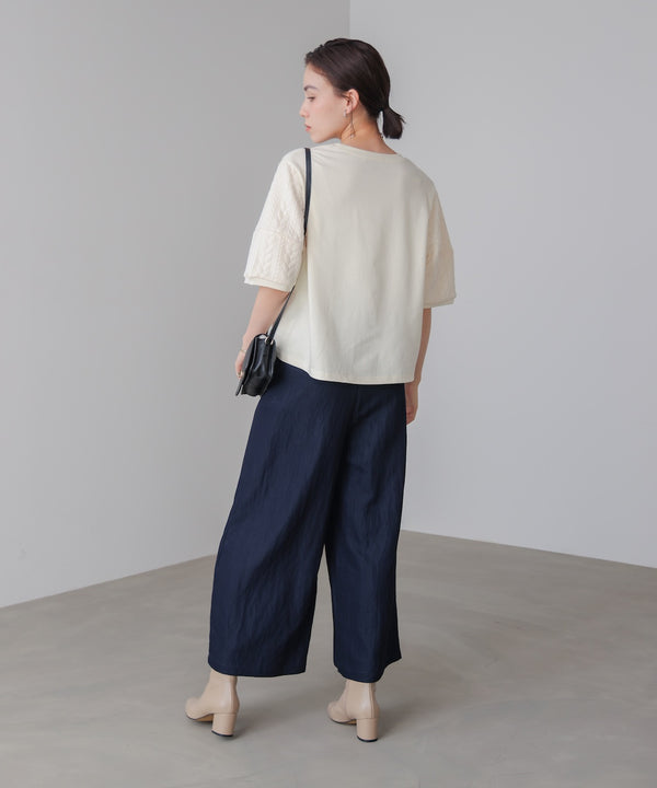 ブークレスリーブプルオーバー