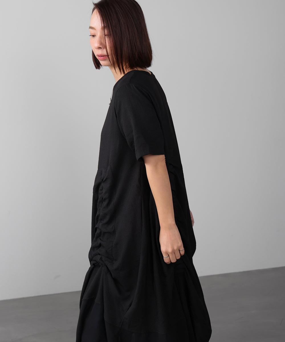 レイヤードストライプチュニック