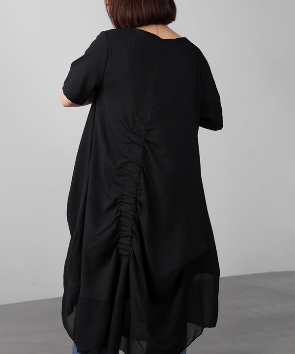 レイヤードストライプチュニック