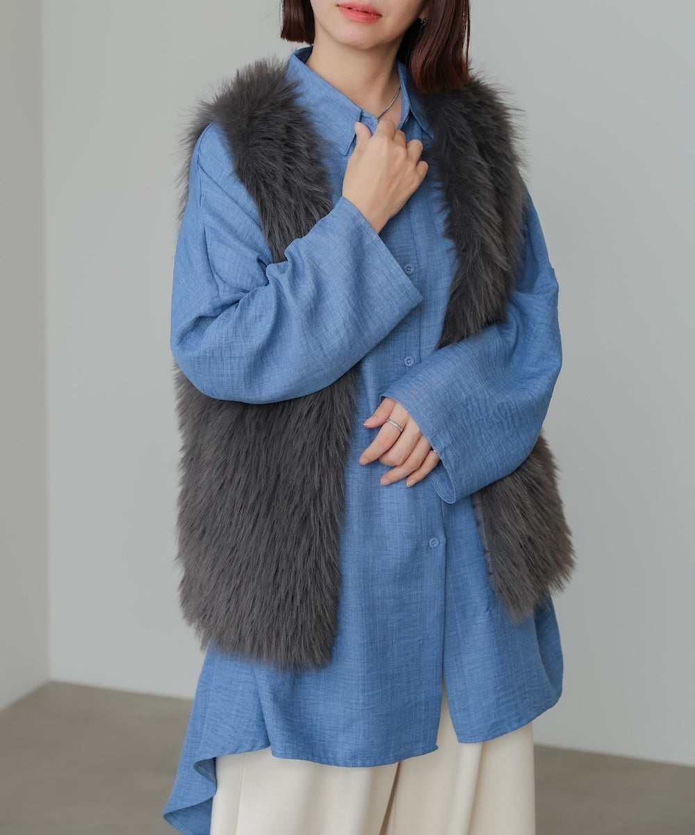 ドルマンシャツチュニック