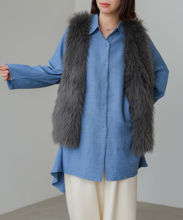 ドルマンシャツチュニック