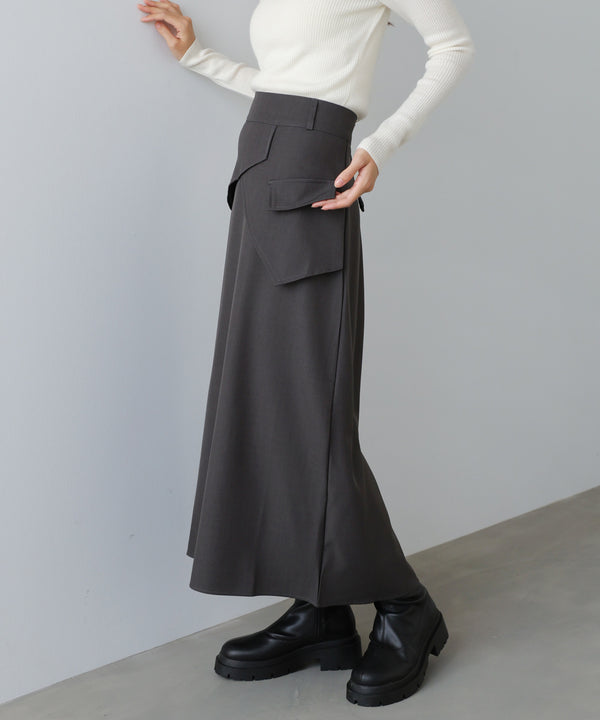 レイヤードデザイン　Ｉラインスカート