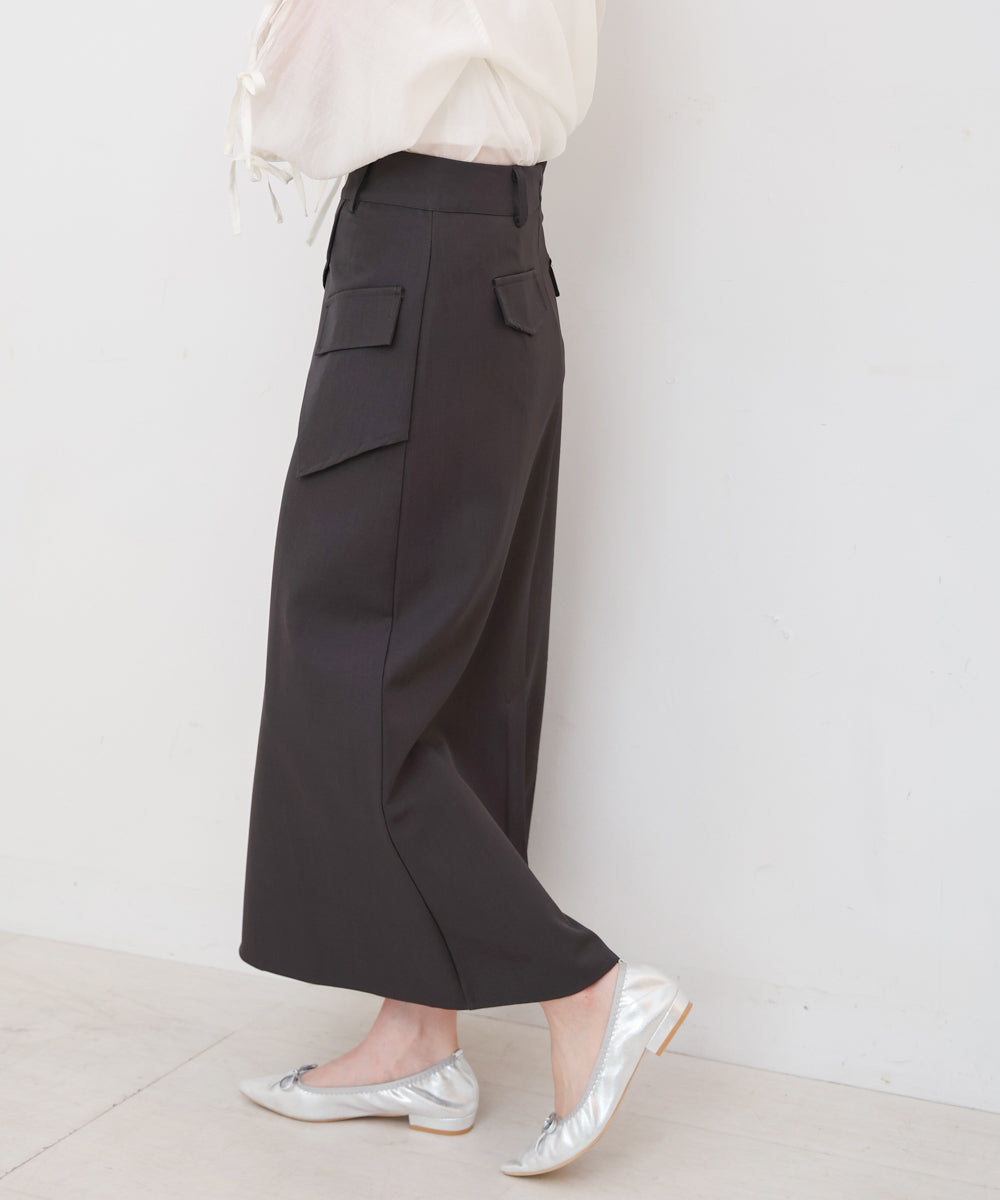レイヤードデザイン　Ｉラインスカート