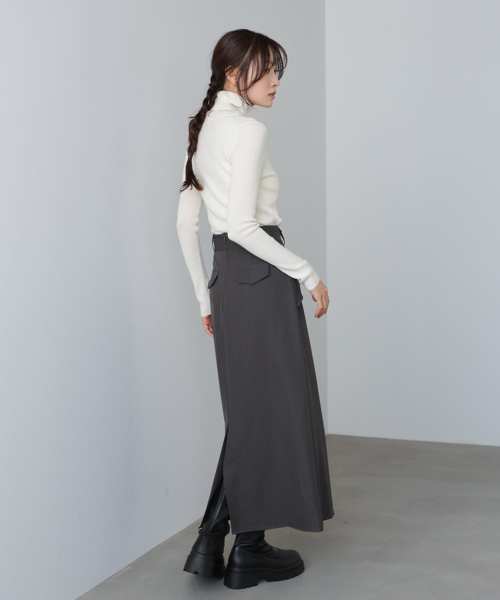 レイヤードデザイン　Ｉラインスカート