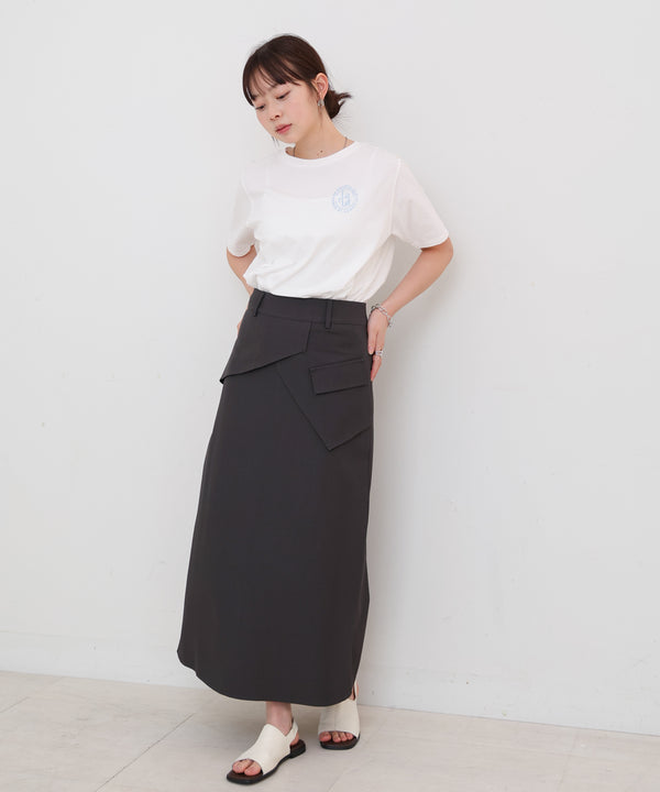 レイヤードデザイン　Ｉラインスカート