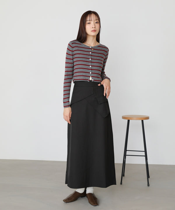 レイヤードデザイン　Ｉラインスカート