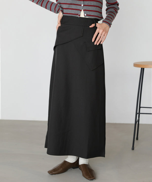 レイヤードデザイン　Ｉラインスカート