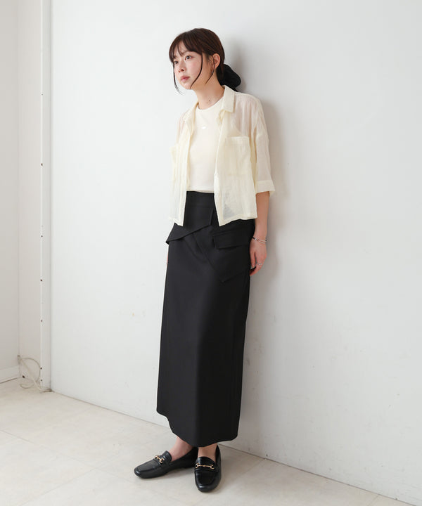 レイヤードデザイン　Ｉラインスカート