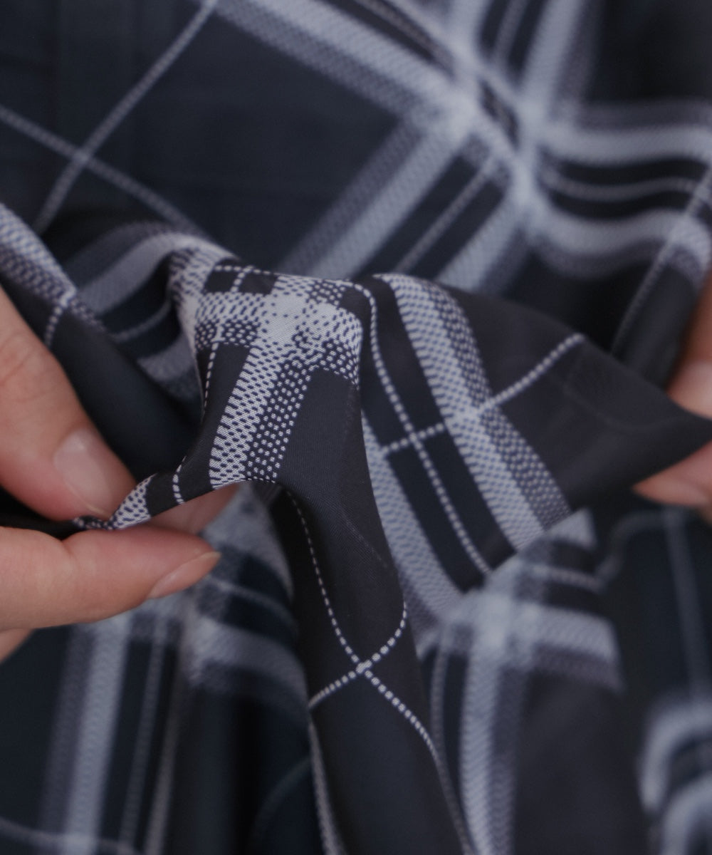 チェックシアーキャミミニワンピース