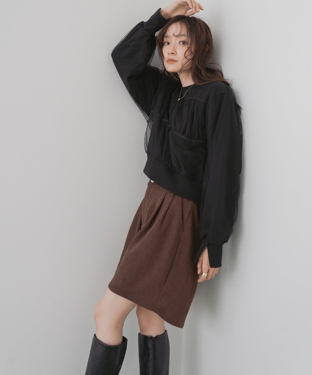コーデュロイショートパンツ