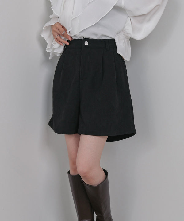 コーデュロイショートパンツ