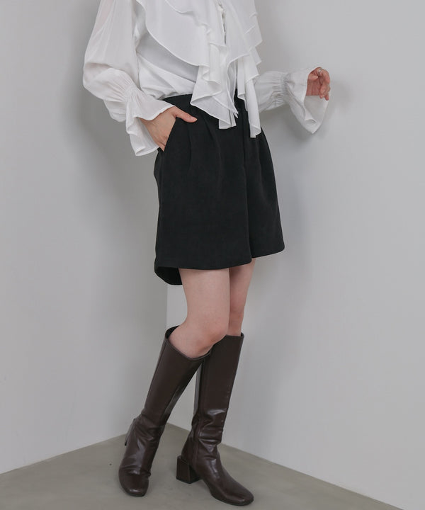 コーデュロイショートパンツ