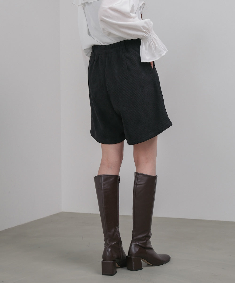 コーデュロイショートパンツ