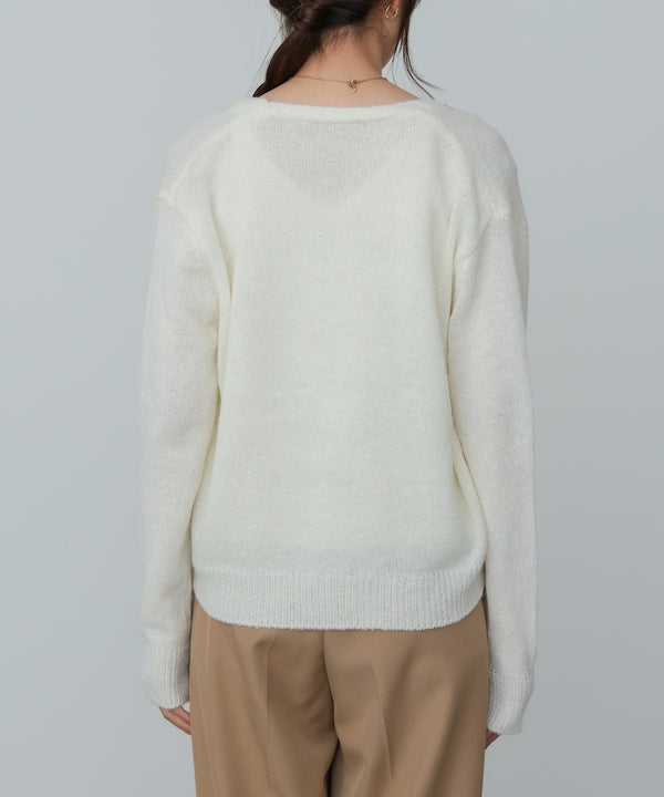 ボタンデザインキャミＳＥＴニット