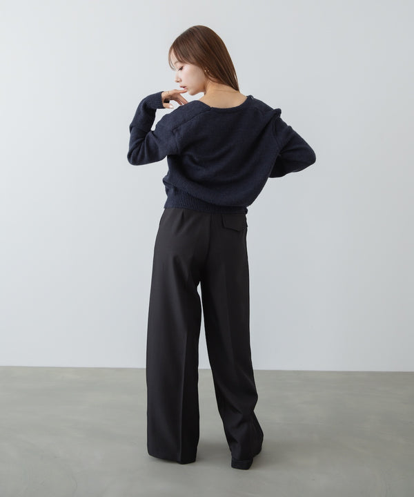 ボタンデザインキャミＳＥＴニット