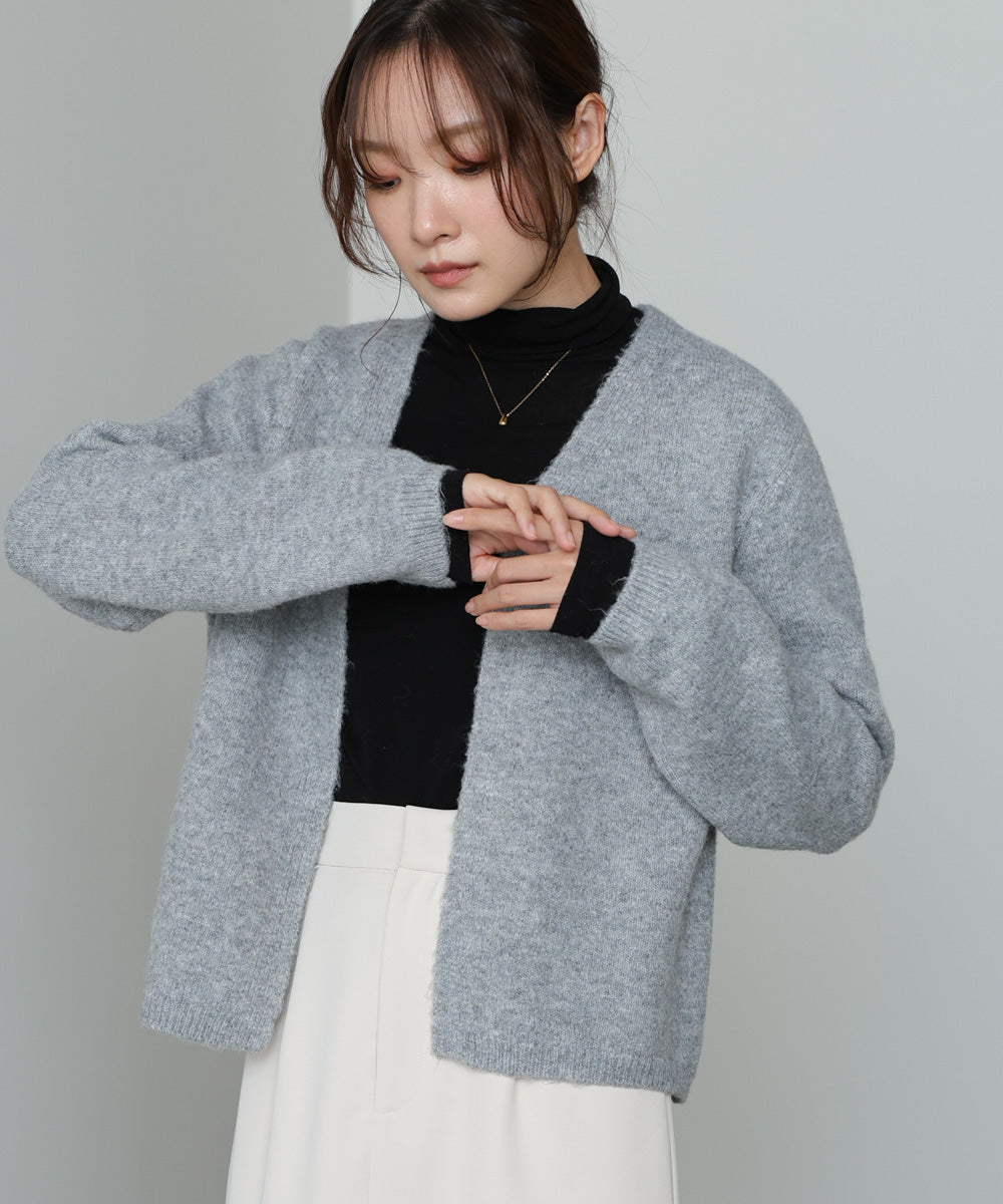 ニットレースキャミ＋ニットカーディガン