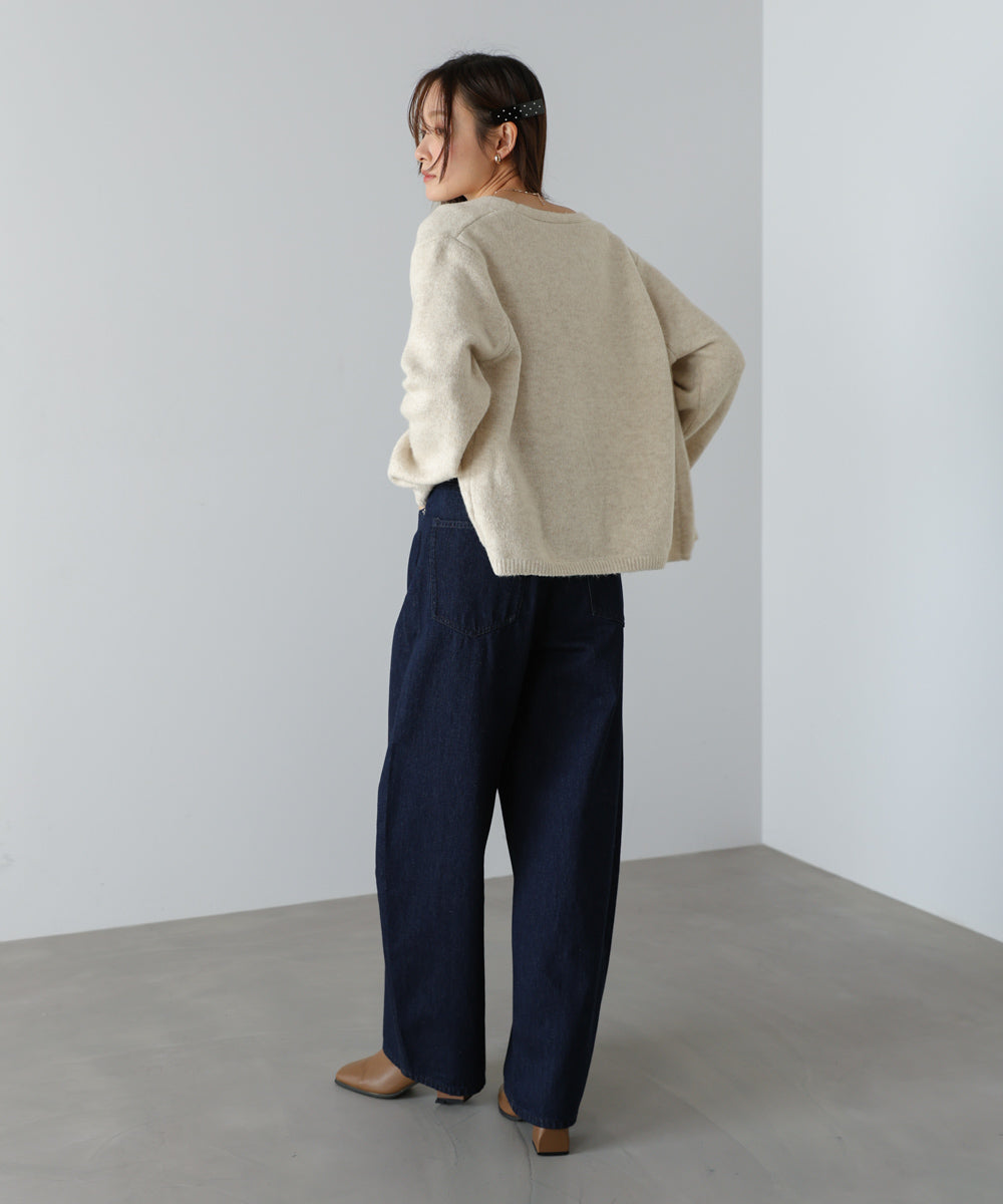 ニットレースキャミ＋ニットカーディガン