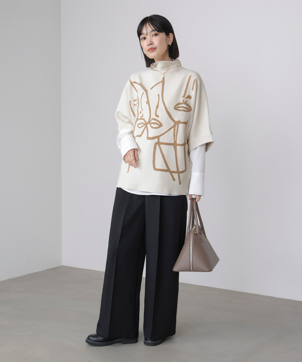 フェイスアートニット