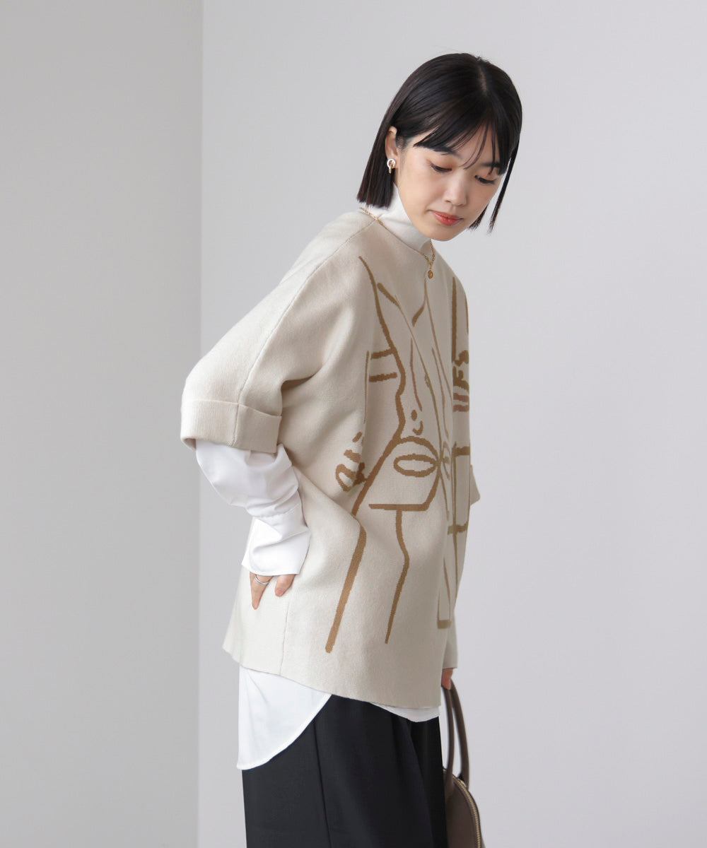 フェイスアートニット