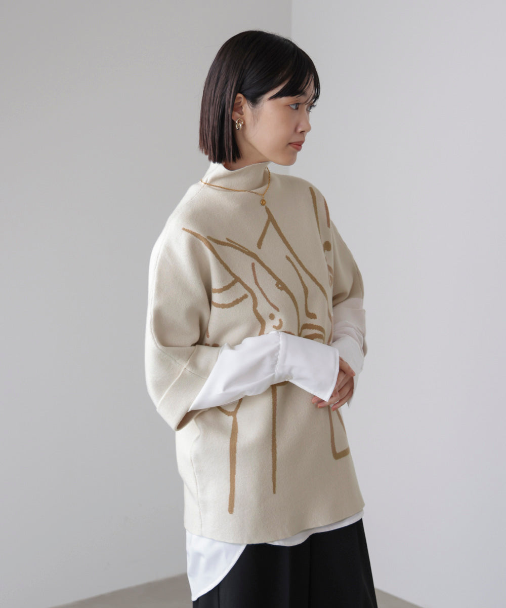 フェイスアートニット