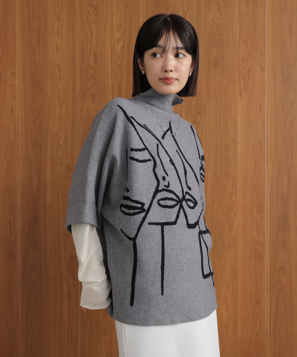 フェイスアートニット