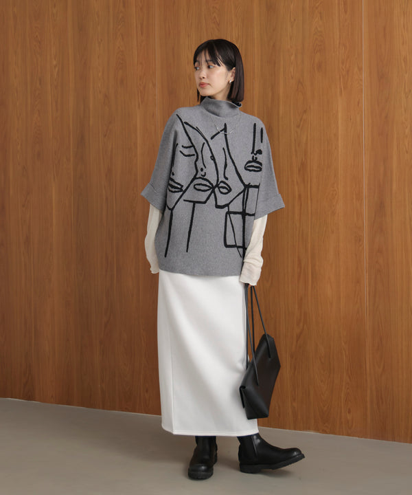 フェイスアートニット