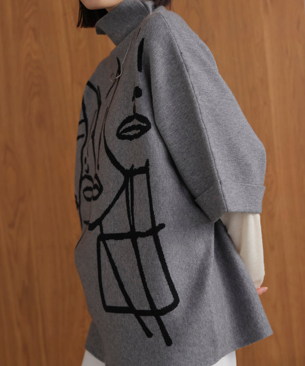 フェイスアートニット