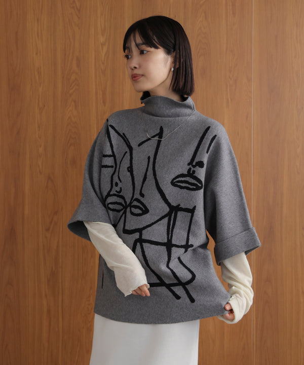 フェイスアートニット